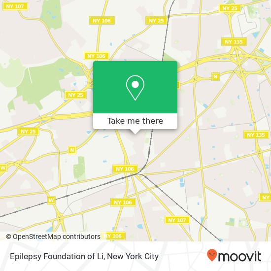 Epilepsy Foundation of Li, 12 Violet Ave map