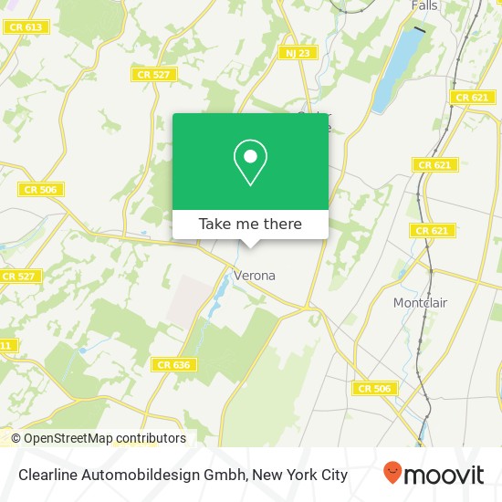 Mapa de Clearline Automobildesign Gmbh