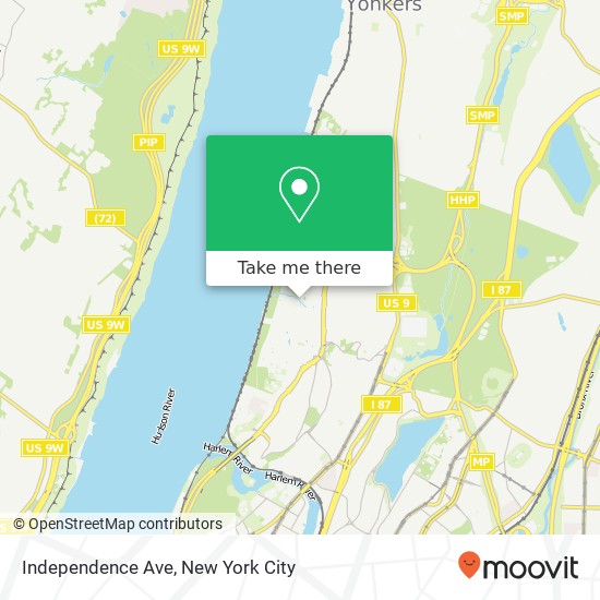 Mapa de Independence Ave, Bronx, NY 10471