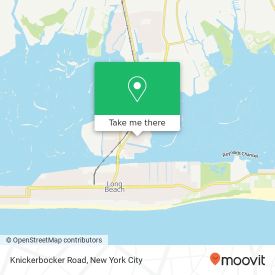 Knickerbocker Road, Knickerbocker Rd, Island Park, NY 11558, USA map