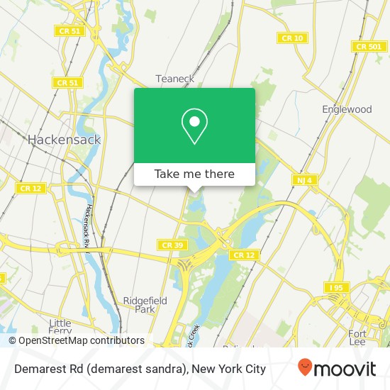 Demarest Rd (demarest sandra), Teaneck (WEST ENGLEWOOD), NJ 07666 map