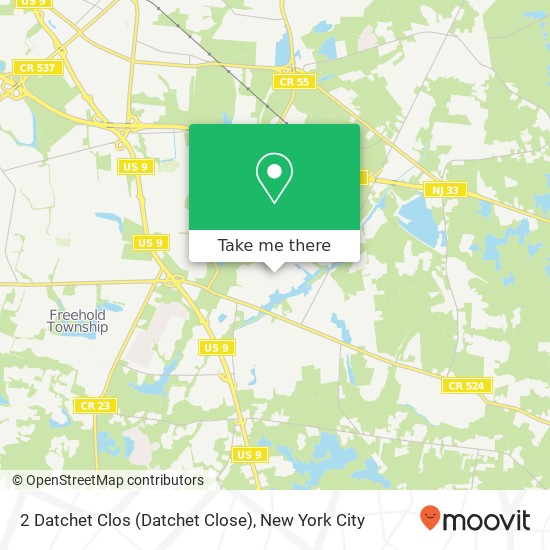 2 Datchet Clos (Datchet Close), Freehold, NJ 07728 map