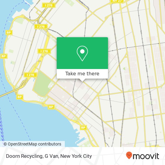 Doorn Recycling, G Van map