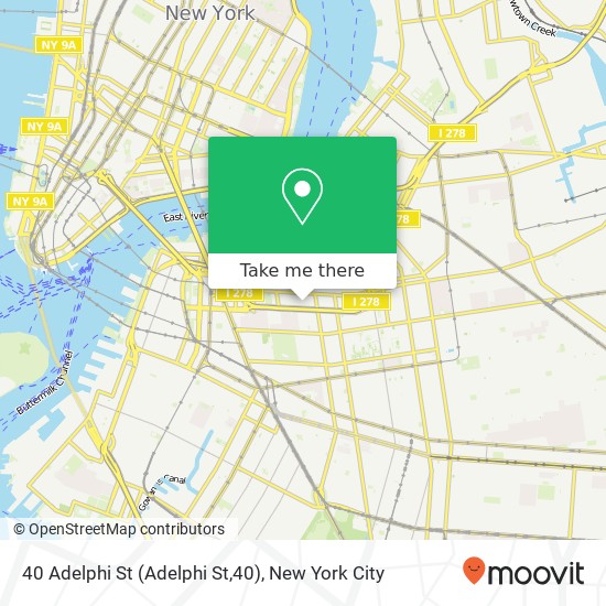 40 Adelphi St (Adelphi St,40), Brooklyn, NY 11205 map