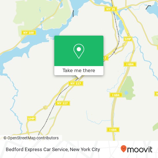 Mapa de Bedford Express Car Service