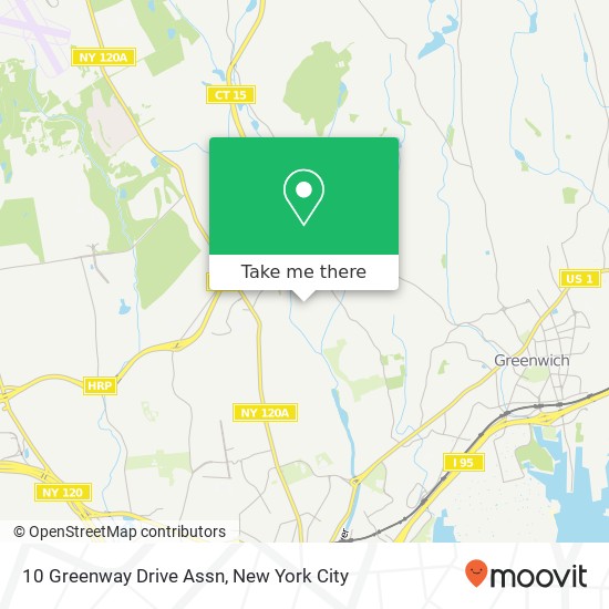 Mapa de 10 Greenway Drive Assn
