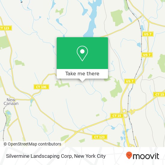 Mapa de Silvermine Landscaping Corp