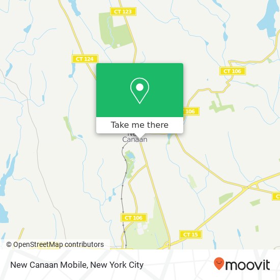 Mapa de New Canaan Mobile