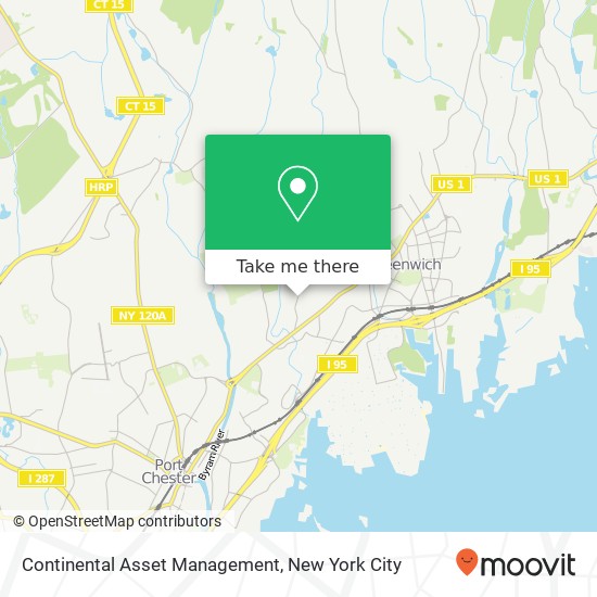 Mapa de Continental Asset Management