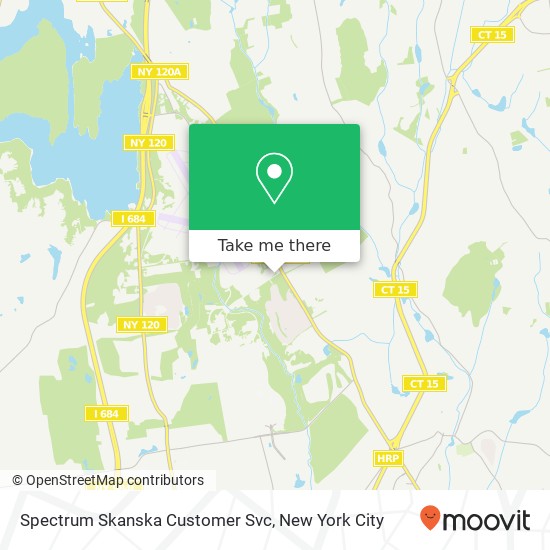 Mapa de Spectrum Skanska Customer Svc