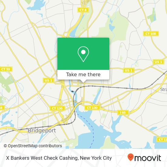 X Bankers West Check Cashing map