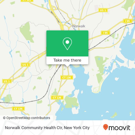 Mapa de Norwalk Community Health Ctr