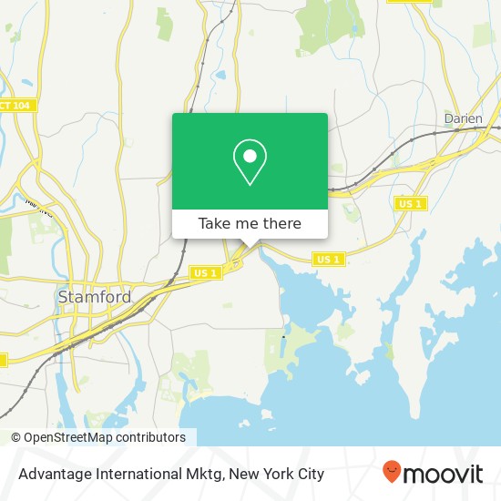 Advantage International Mktg map