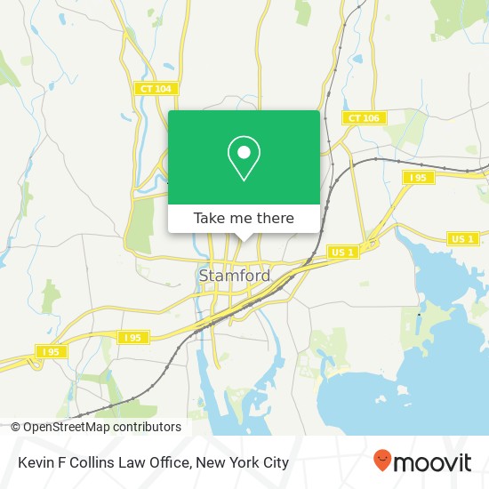 Mapa de Kevin F Collins Law Office