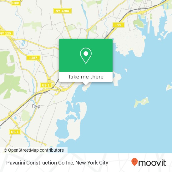 Pavarini Construction Co Inc map