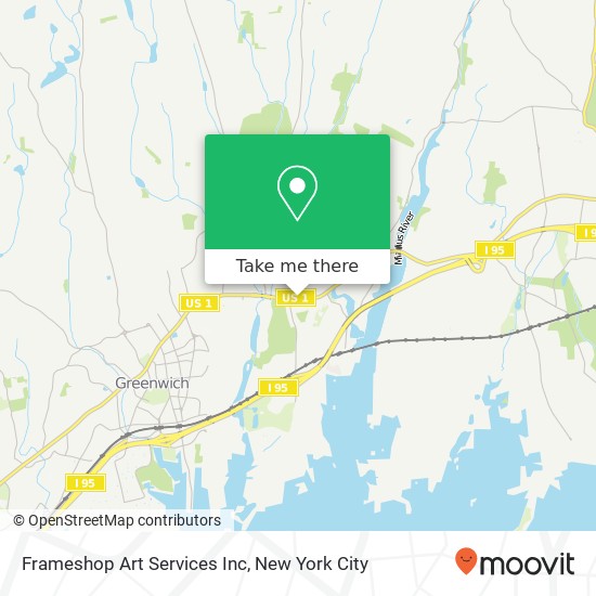 Frameshop Art Services Inc map