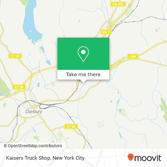 Kaisers Truck Shop map