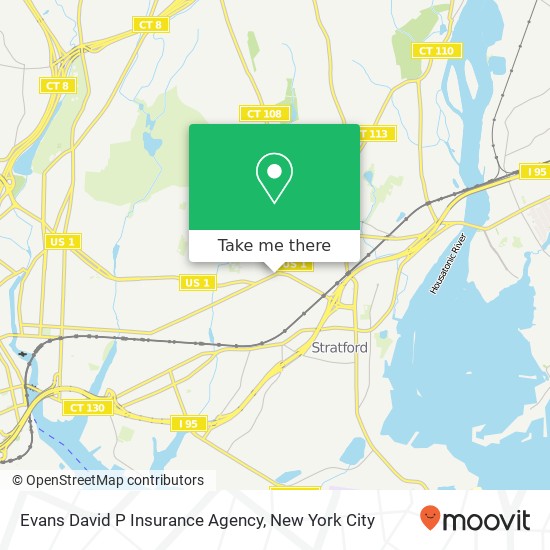 Mapa de Evans David P Insurance Agency