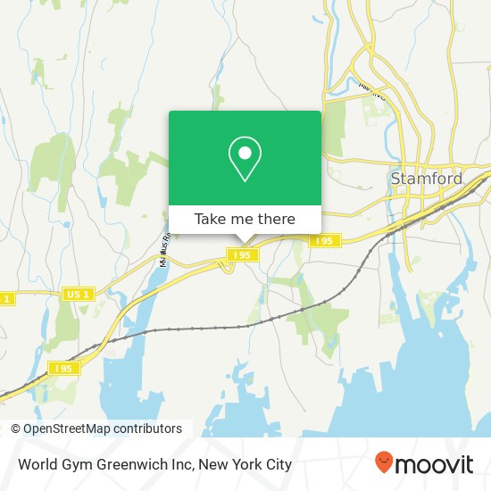 World Gym Greenwich Inc map