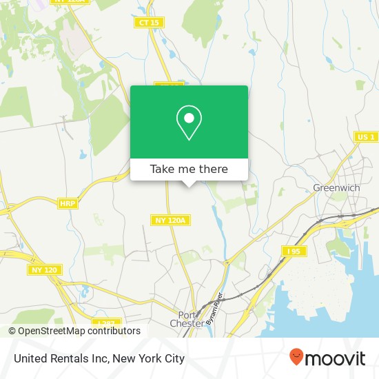 United Rentals Inc map