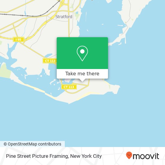 Pine Street Picture Framing map