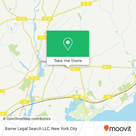 Mapa de Barrer Legal Search LLC