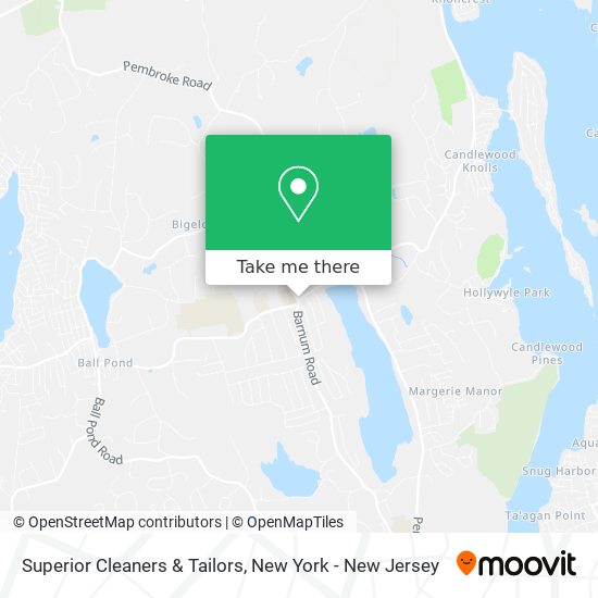 Superior Cleaners & Tailors map