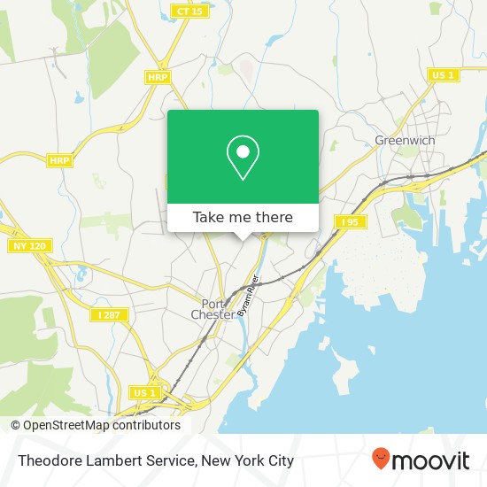 Mapa de Theodore Lambert Service