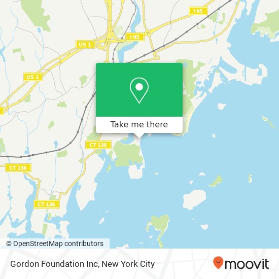 Gordon Foundation Inc map
