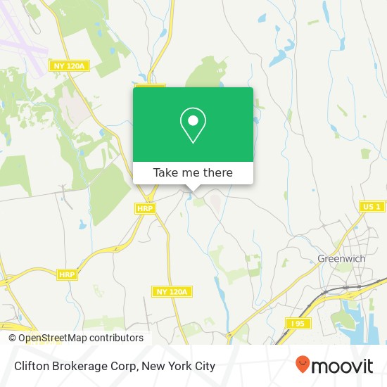 Clifton Brokerage Corp map