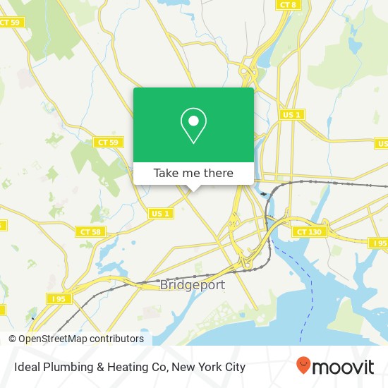 Mapa de Ideal Plumbing & Heating Co