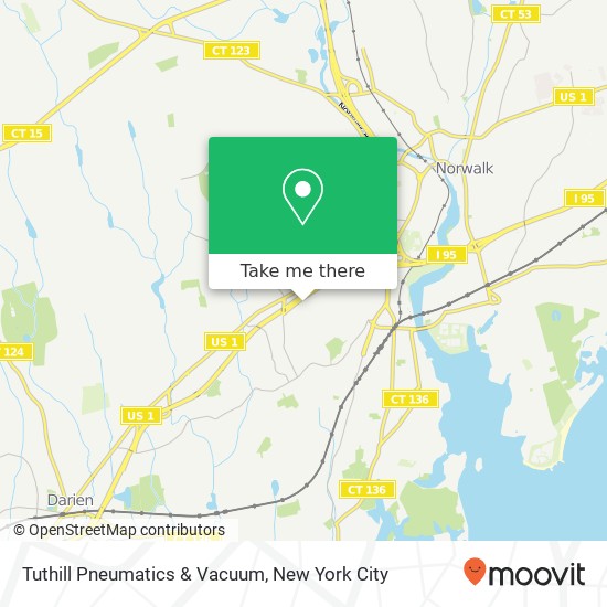 Mapa de Tuthill Pneumatics & Vacuum