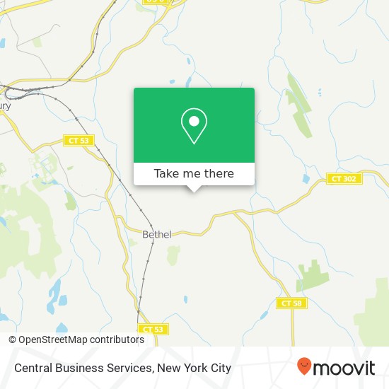 Central Business Services map