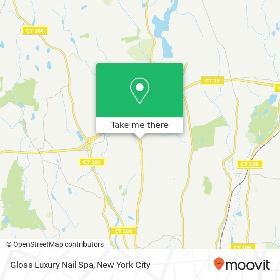 Mapa de Gloss Luxury Nail Spa