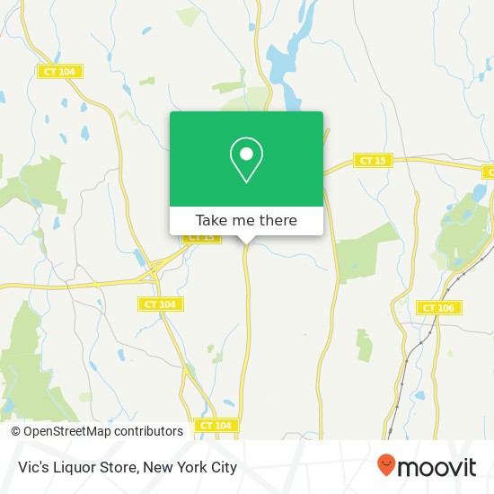 Mapa de Vic's Liquor Store