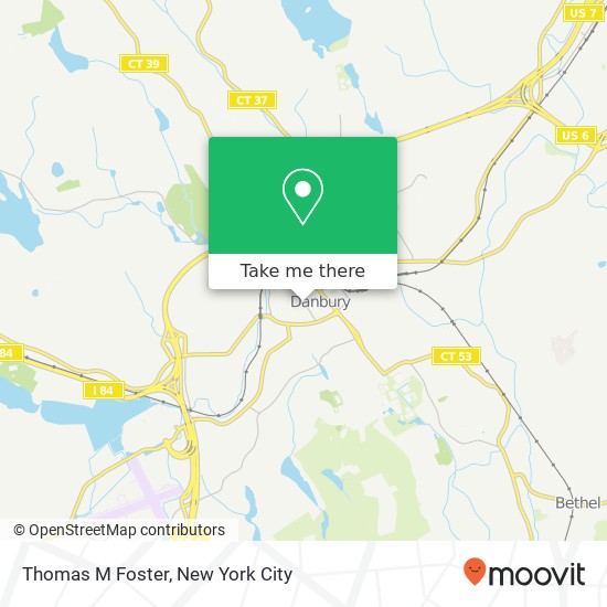 Mapa de Thomas M Foster