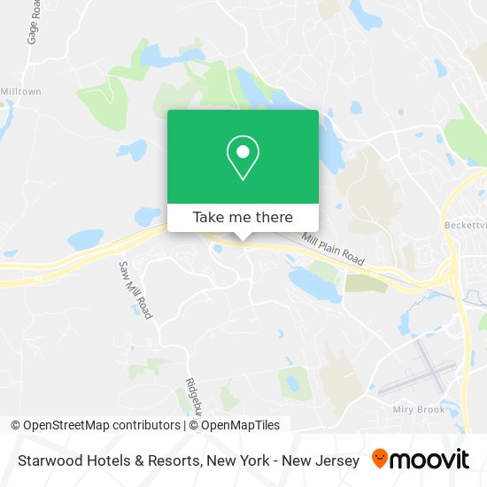 Starwood Hotels & Resorts map
