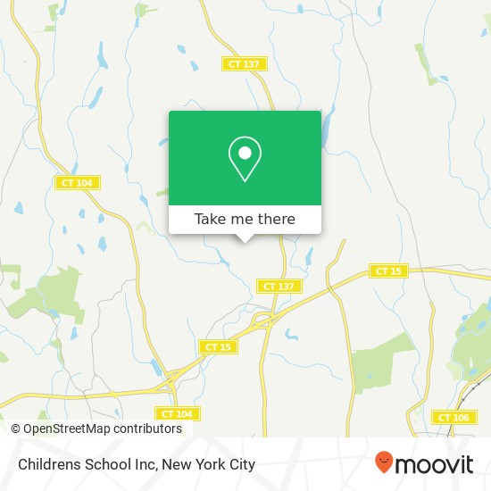 Childrens School Inc map
