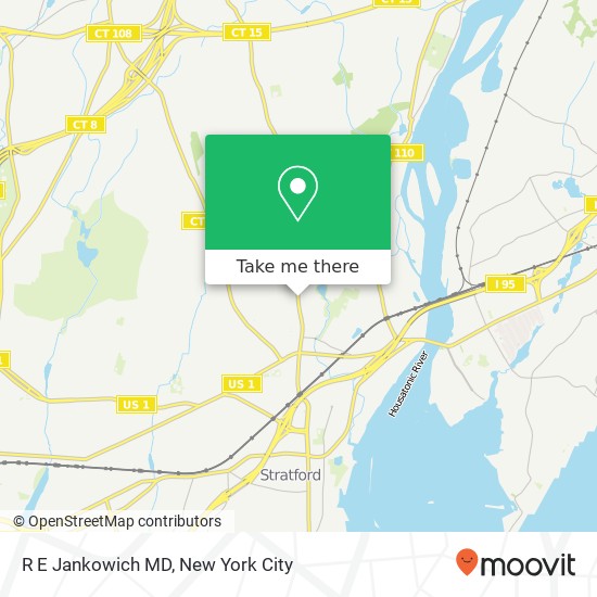 R E Jankowich MD map