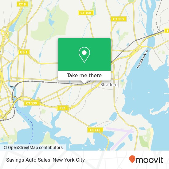 Savings Auto Sales map