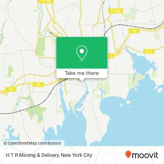 H T R Moving & Delivery map