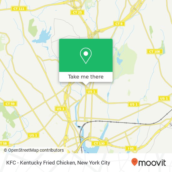 Mapa de KFC - Kentucky Fried Chicken