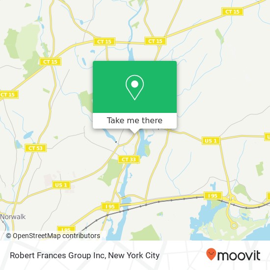 Mapa de Robert Frances Group Inc