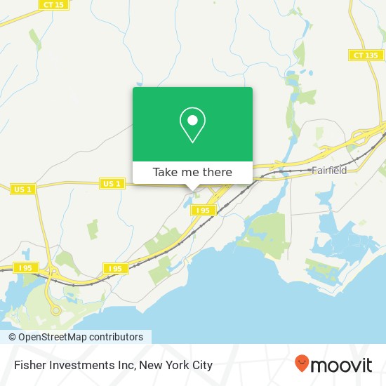 Fisher Investments Inc map