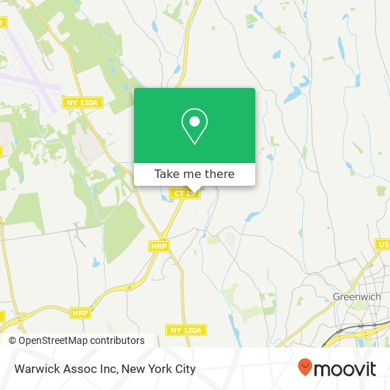 Mapa de Warwick Assoc Inc