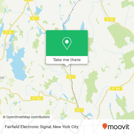 Fairfield Electronic Signal map