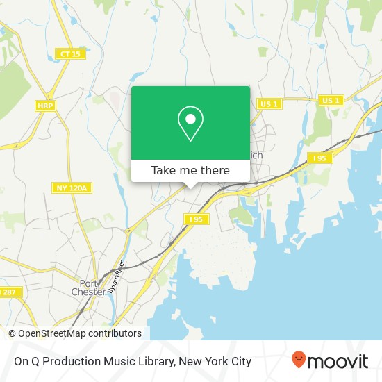 On Q Production Music Library map