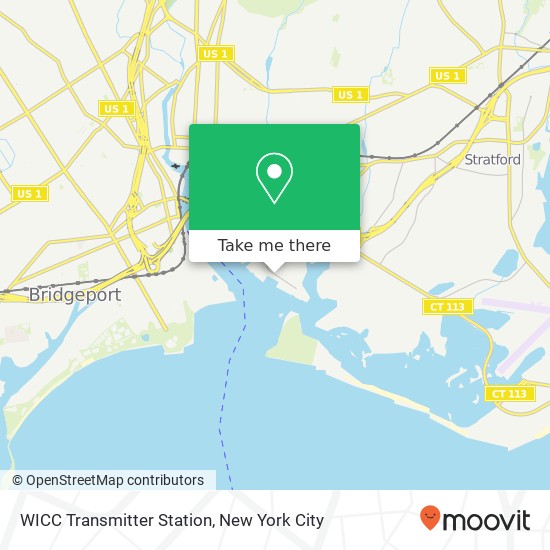 Mapa de WICC Transmitter Station