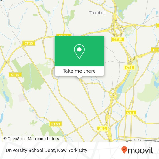 University School Dept map