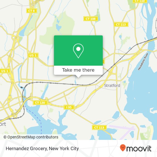 Mapa de Hernandez Grocery